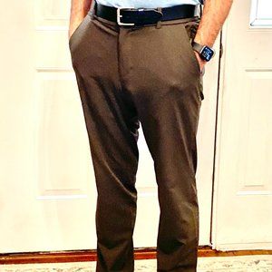 Lululemon Men’s Dress Pants sz 36 Green Pinstripe